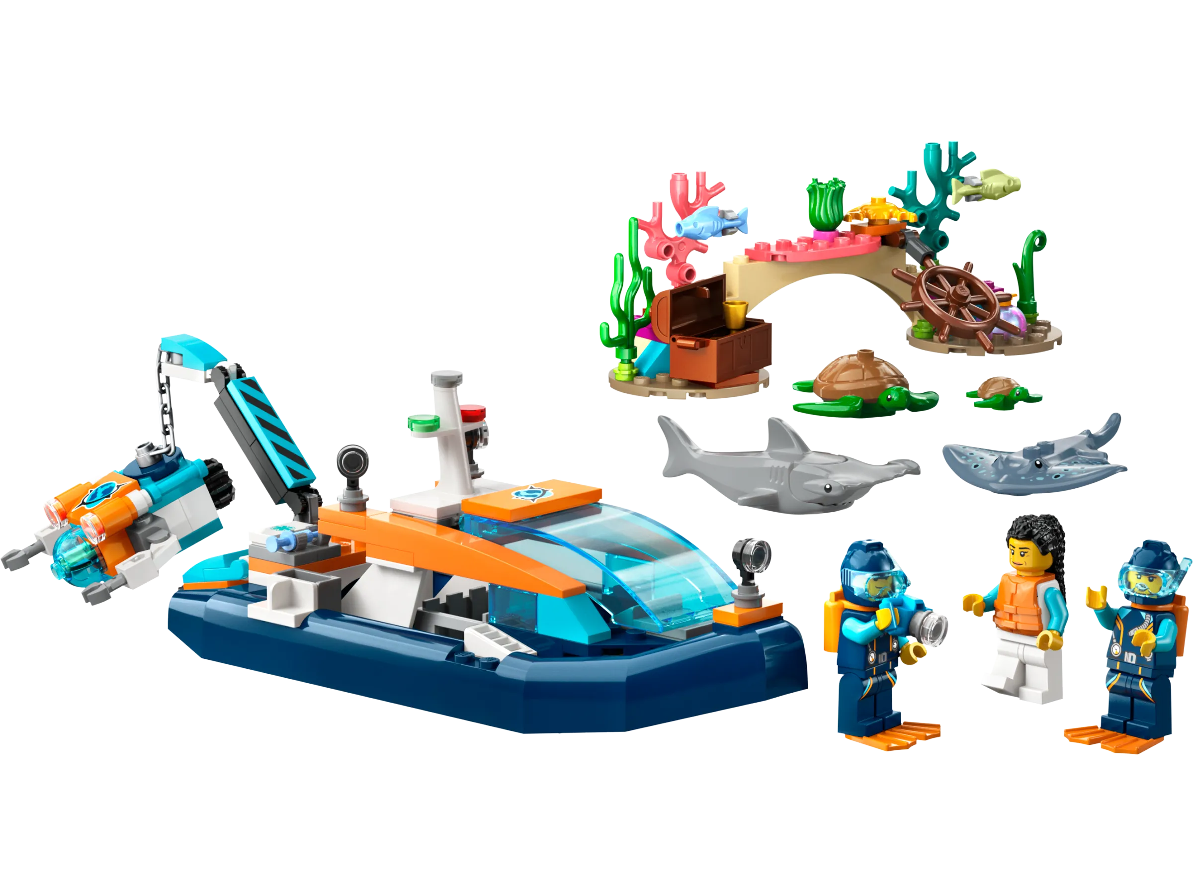 LEGO 60377-1 Explorer Diving Boat