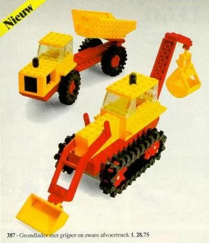 LEGO 387-1 Excavator and Dumper