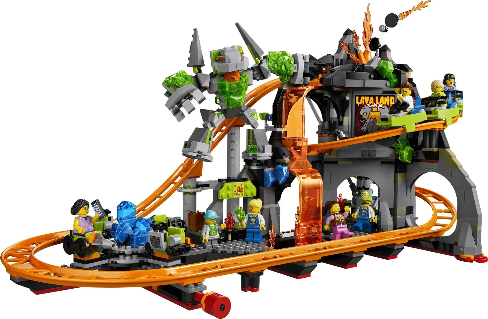 LEGO 60501-1 Lava Land Roller Coaster Park