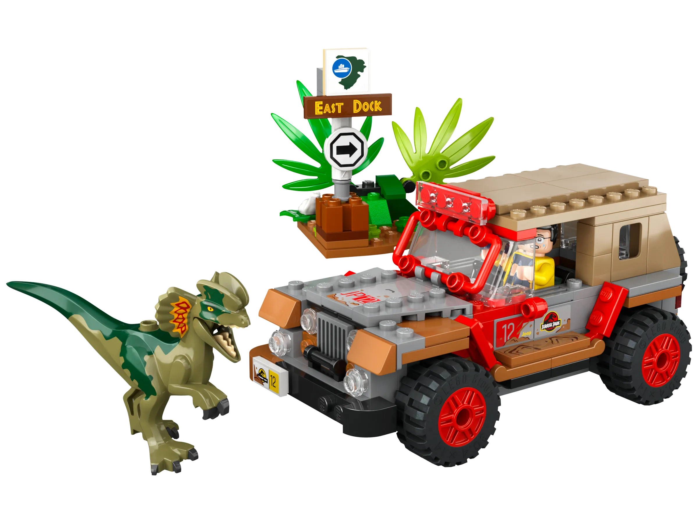 LEGO 76958-1 Dilophosaurus Ambush