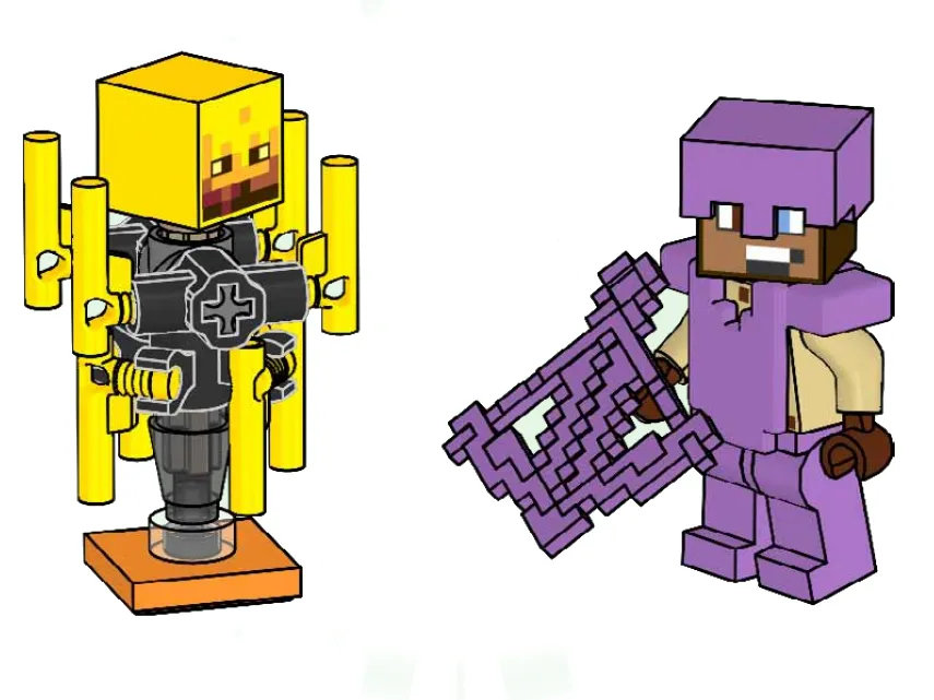 LEGO L0002248-1 Hero in Enchanted Armour + Blaze