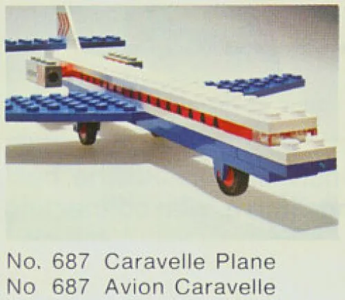 LEGO 687-1 Caravelle Plane