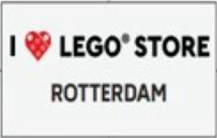 LEGO 6646266-1 I [Heart] LEGO Store Rotterdam Tile