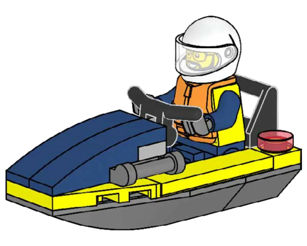 LEGO 952408-1 Policeman with Jetboat