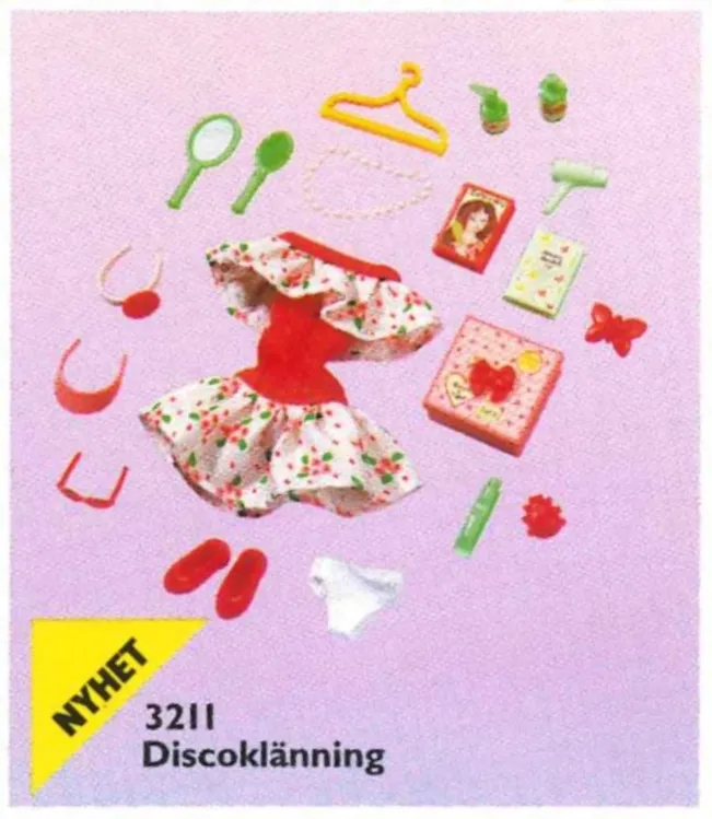 LEGO 3211-1 Girls' Dress and Accessories