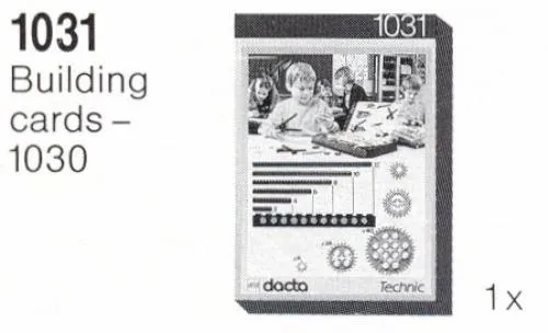LEGO 1031-1 Building Cards - 1030