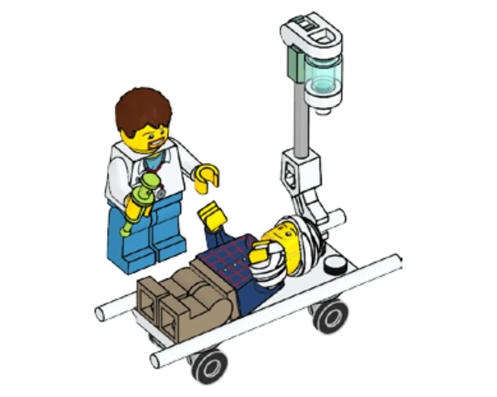 LEGO 952105-1 Doctor and Patient