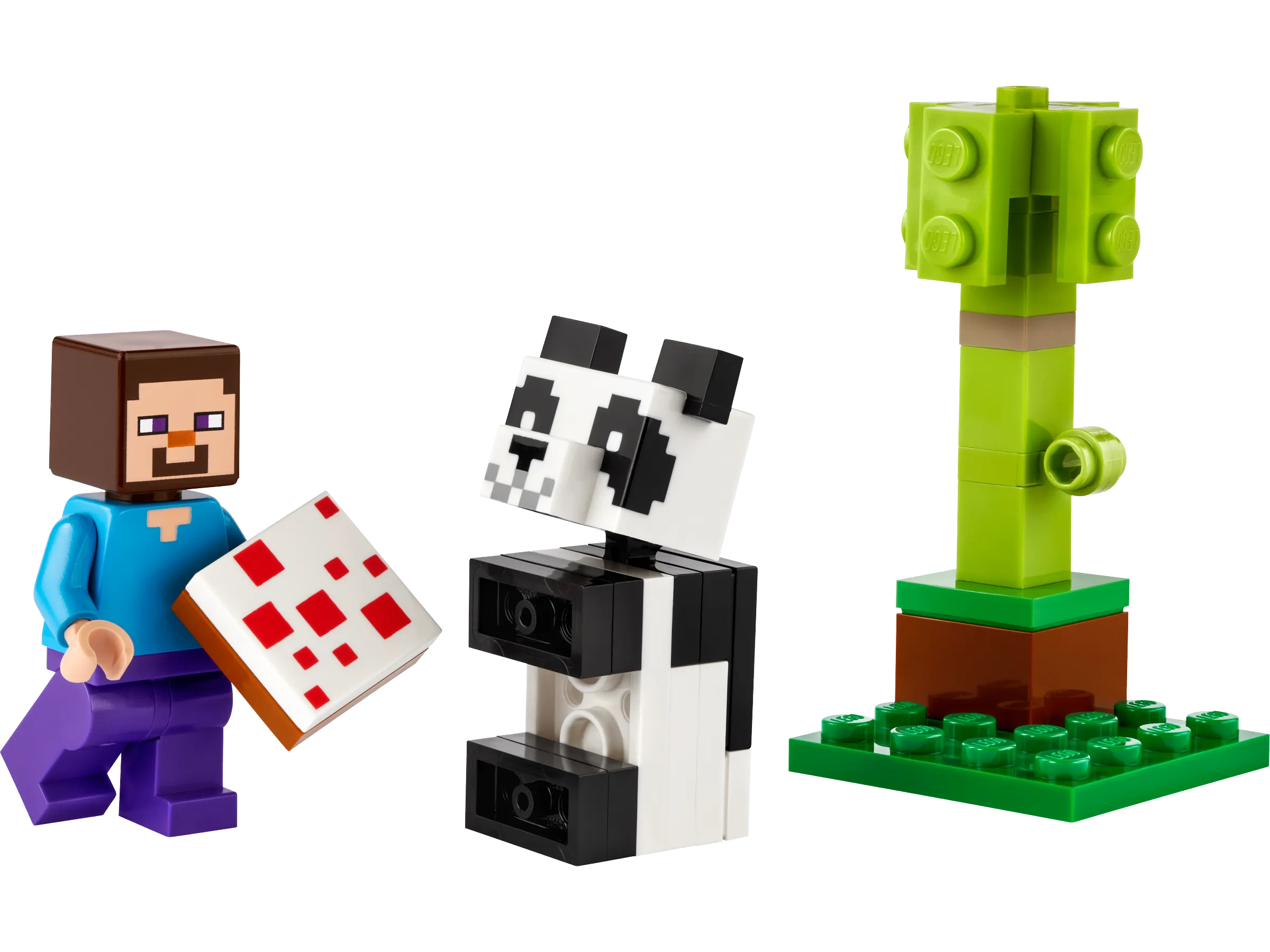LEGO 30672-1 Steve and Baby Panda