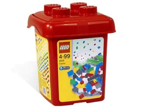LEGO 4029-1 Build with Bricks Bucket {Red Bucket}
