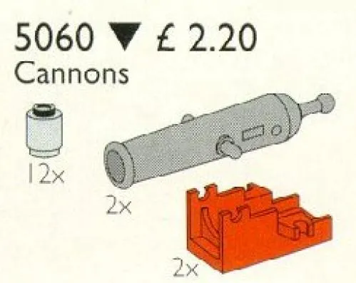 LEGO 5060-1 Cannons