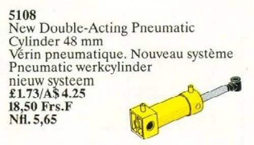 LEGO 5108-1 Pneumatic Piston 2 Cylinder