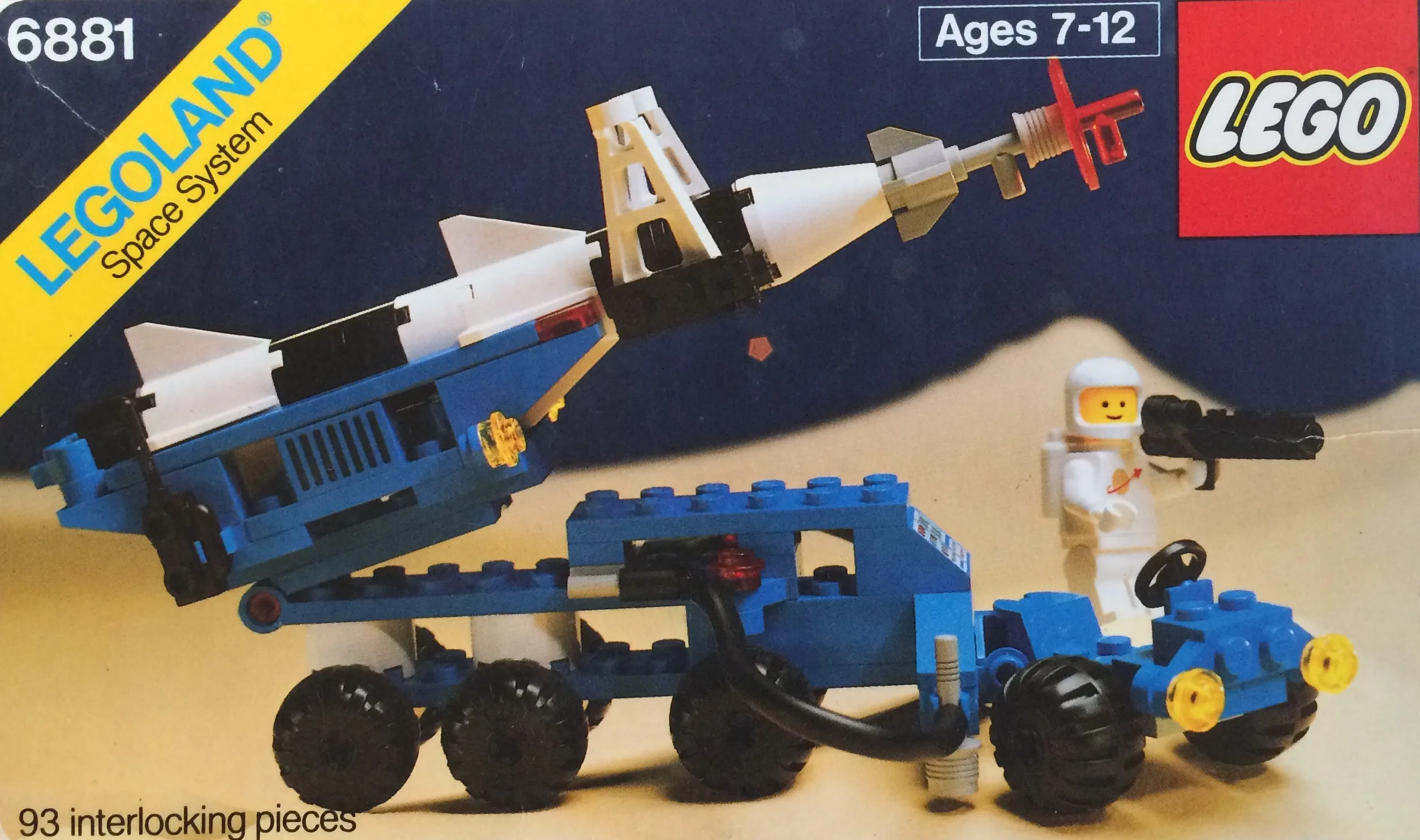 LEGO 6881-1 Lunar Rocket Launcher