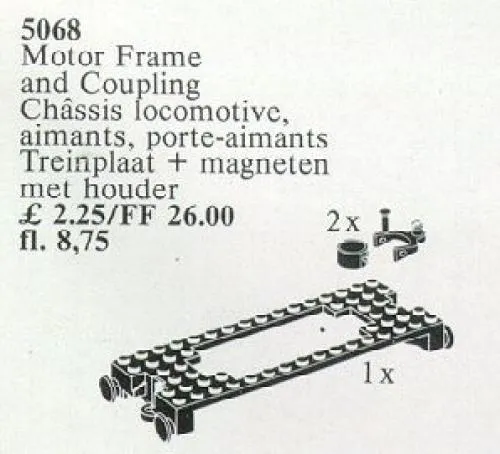 LEGO 5068-1 Motor Frame and Coupling