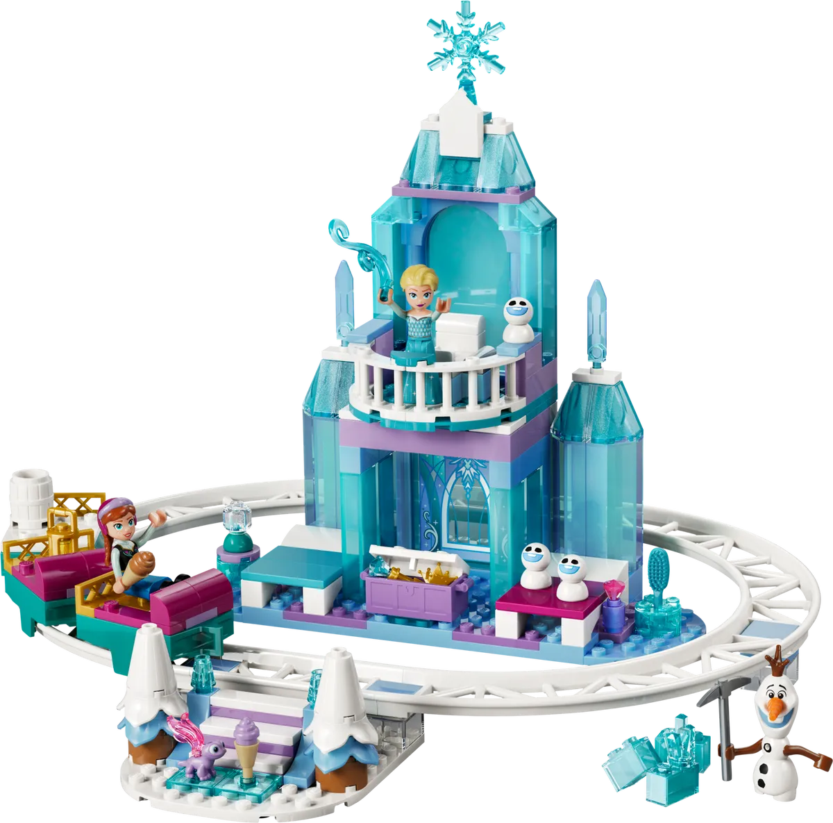 LEGO 43281-1 Elsa's Ice Castle & Snow Ride Adventure