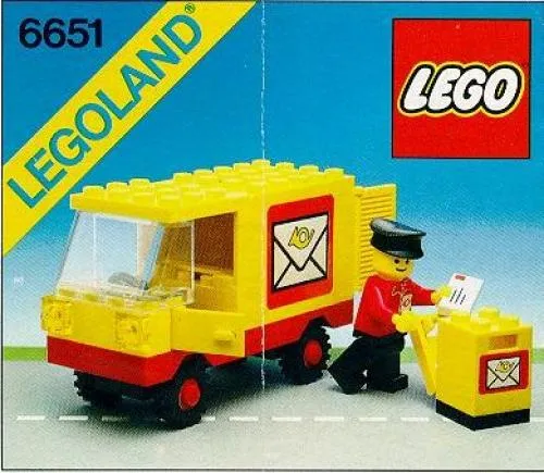 LEGO 6651-1 Post Office Van