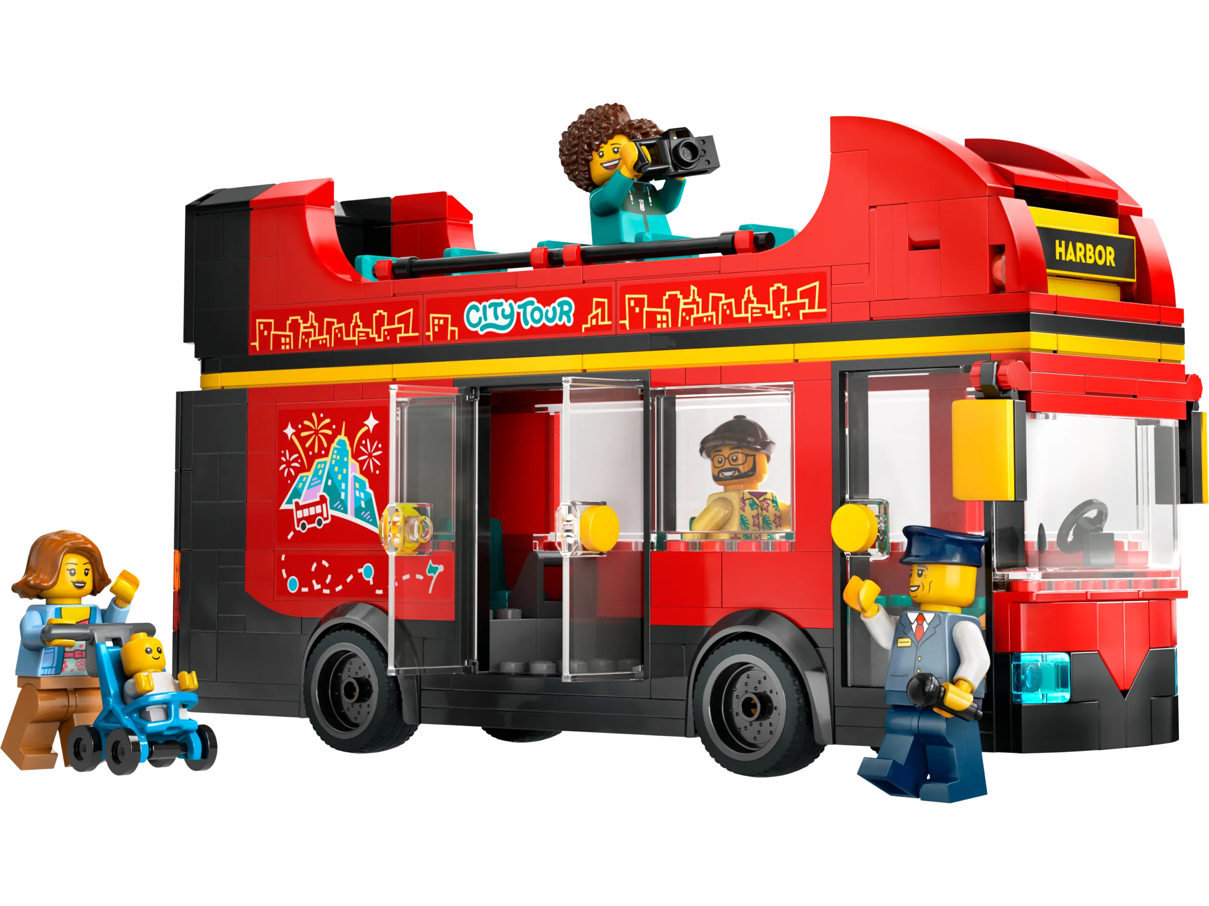 LEGO 60407-1 Red Double-Decker Sightseeing Bus