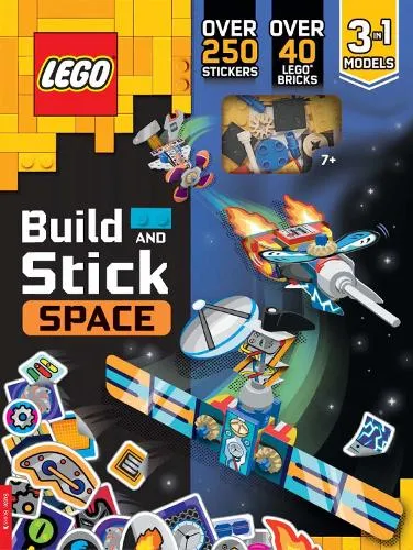 LEGO 9781916763296-1 Build and Stick: Space