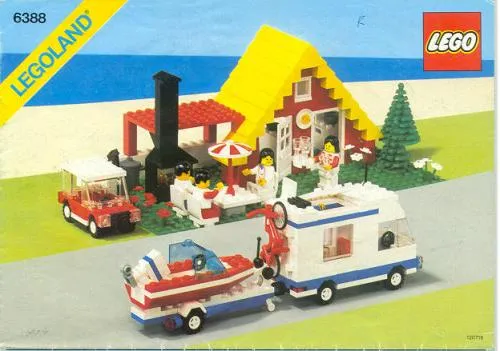 LEGO 6388-1 Holiday Home with Caravan