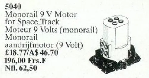 LEGO 5040-1 Monorail 9V Motor