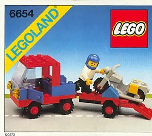LEGO 6654-1 Motorcycle Transport
