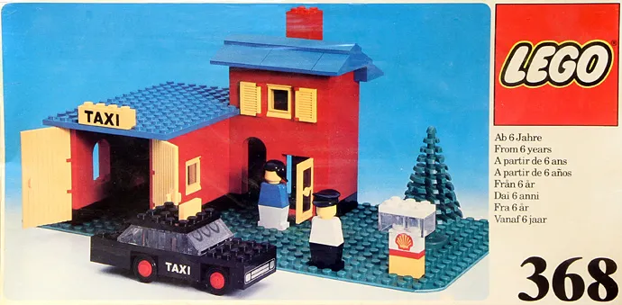 LEGO 368-1 Taxi Garage