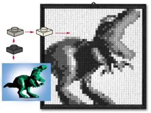 LEGO k34432-1 Lego Mosaic Dino