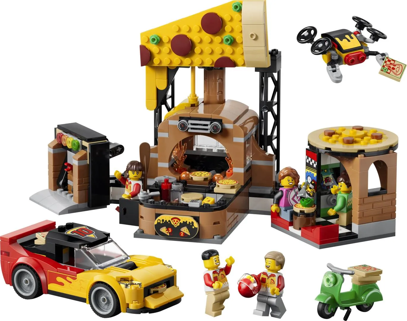LEGO 60496-1 Pizza Delivery Experience with Vehicles