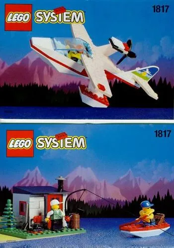 LEGO 1817-1 Sea Plane with Hut and Boat