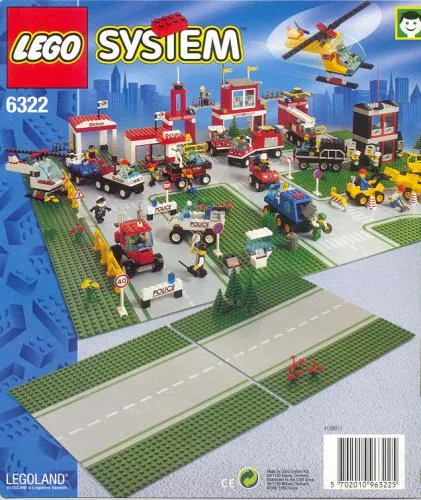 LEGO 6322-1 Straight Road Plates