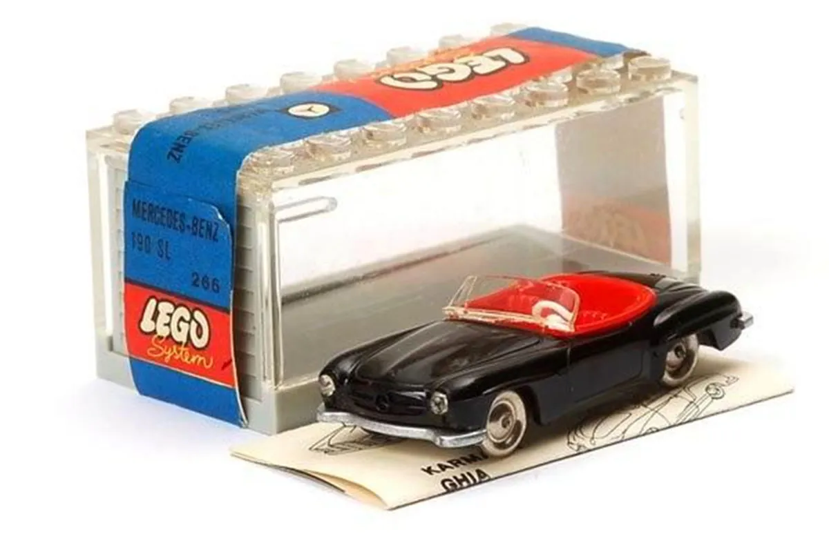 LEGO 266-2 1:87 Mercedes 190 SL with Garage