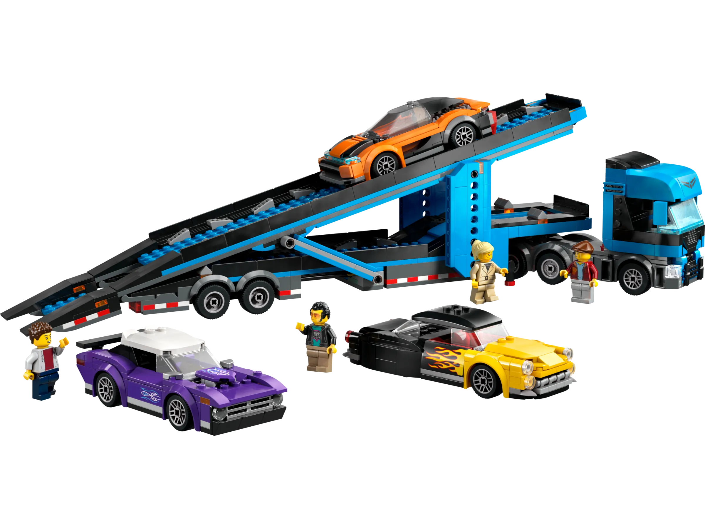 LEGO 60408-1 Car Transporter Truck with Sports Cars