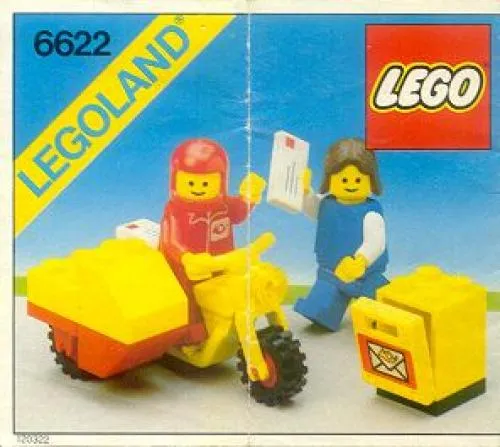 LEGO 6622-1 Mailman on Motorcycle