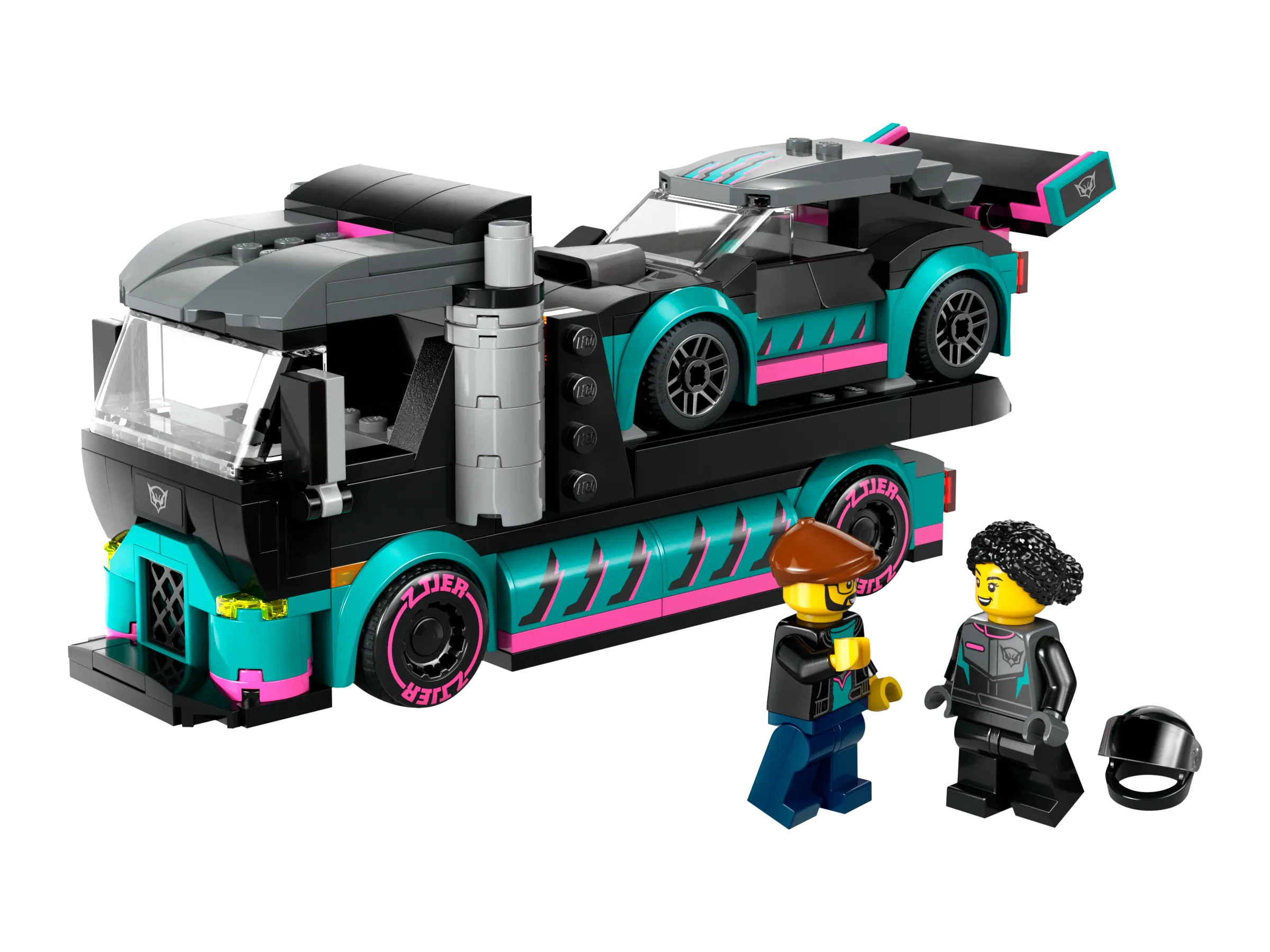 LEGO 60406-1 Race Car and Car Carrier Truck