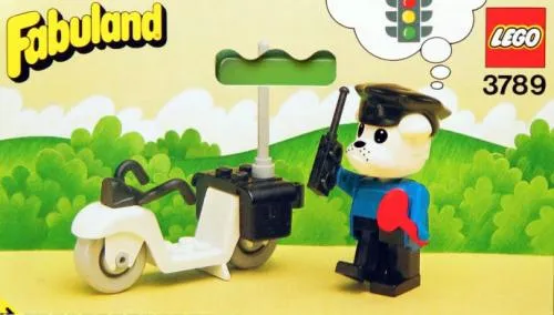 LEGO 3789-1 Police Motorcycle