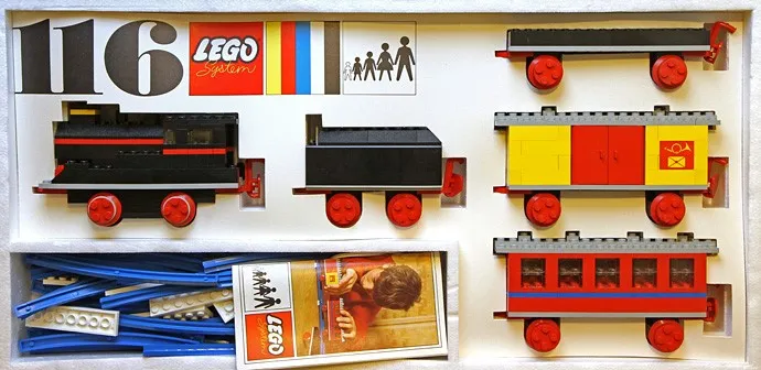LEGO 116-1 Starter Train Set with Motor