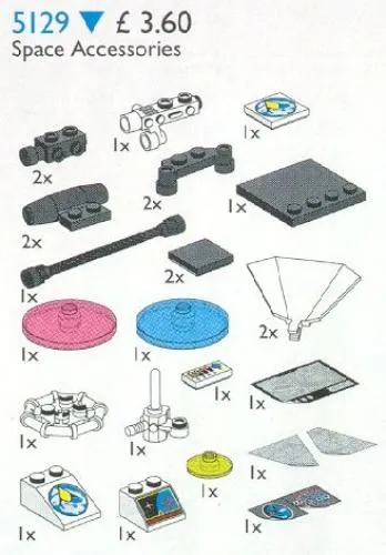 LEGO 5129-1 Space Accessories