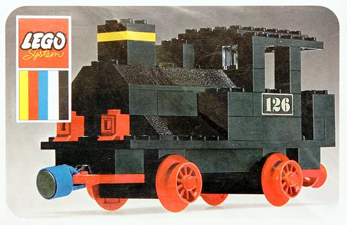 LEGO 126-1 Steam Locomotive (Push)