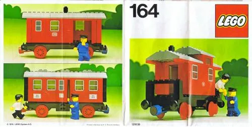 LEGO 164-1 Passenger Wagon