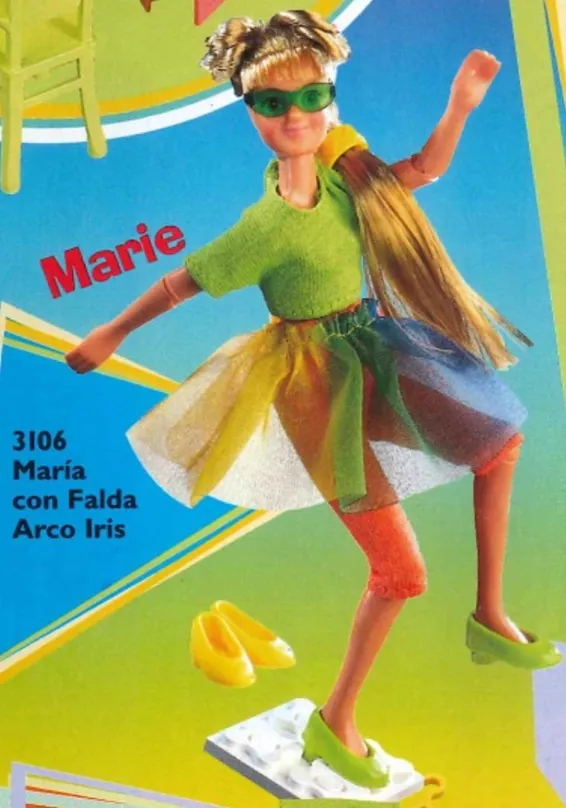 LEGO 3106-1 Marie in Rainbow Skirt