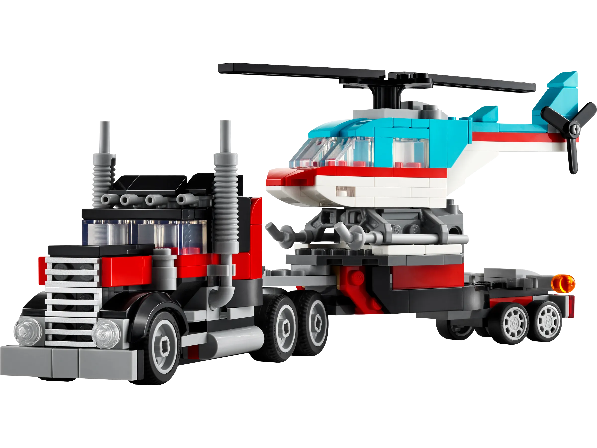 LEGO 31146-1 Flatbed Truck with Helicopter