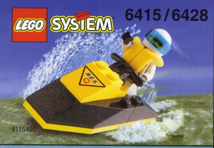 LEGO 6415-1 Res-Q Jet-Ski