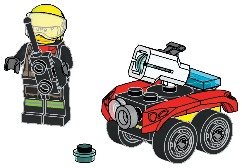 LEGO L0002224-1 Firefighter