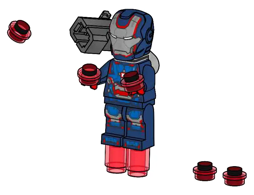 LEGO L0002279-1 Iron Patriot