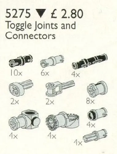 LEGO 5275-1 Toggle Joints and Connectors