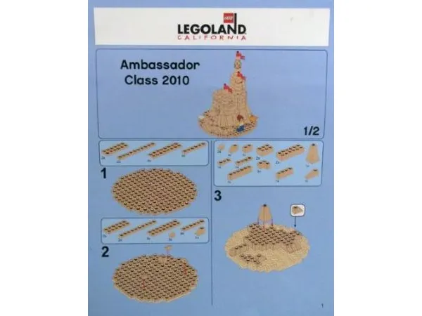 LEGO LLCA52-1 Sand Castle - Ambassador Class 2010 (LLCA Ambassador Pass Exclusive)