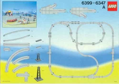 LEGO 6347-1 Monorail Accessory Track
