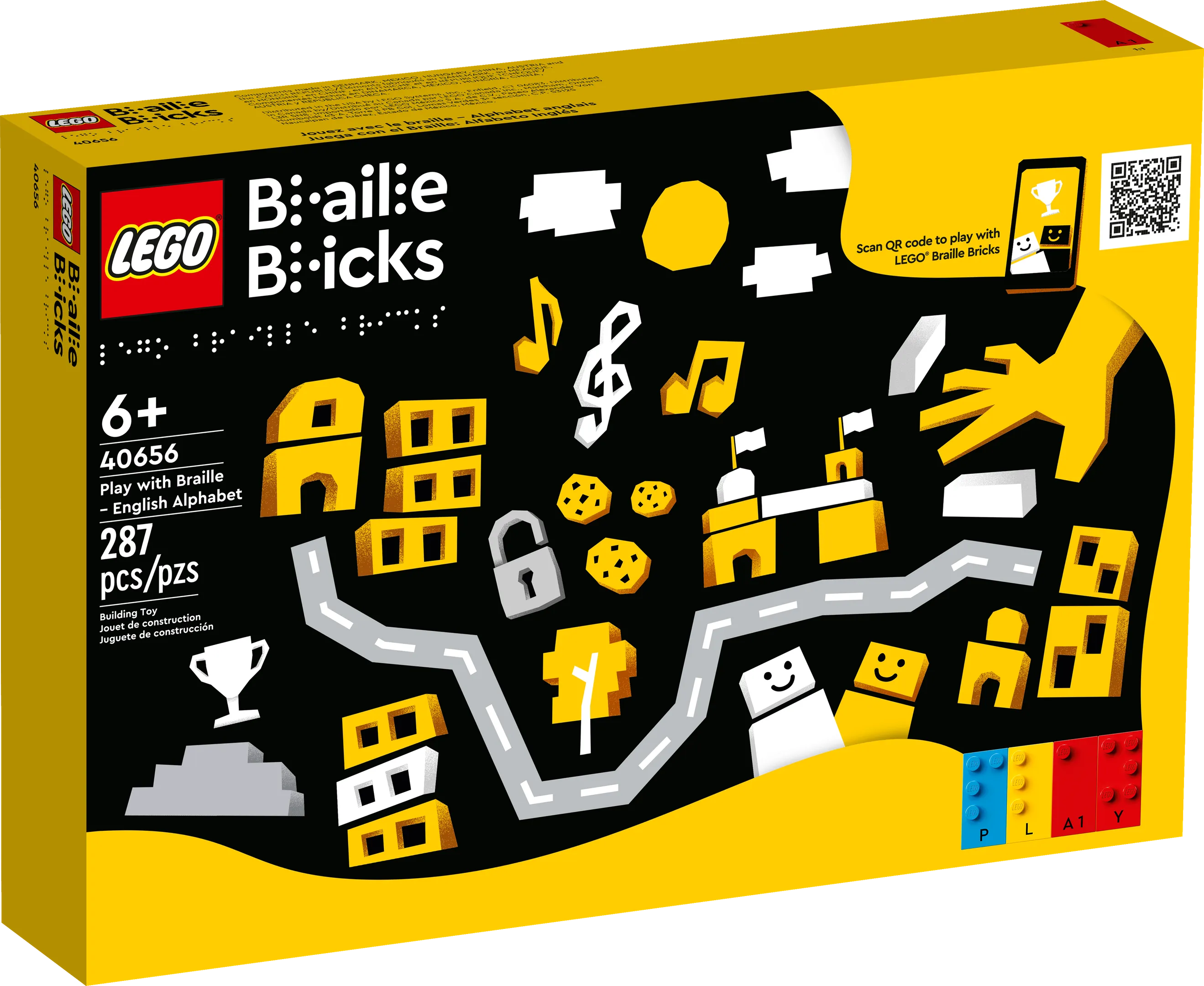 LEGO 40656-1 Play with Braille - English Alphabet