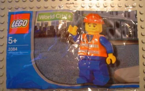 LEGO 3384-1 Train Worker Chupa Chups Promotional