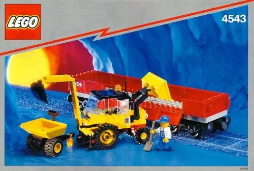 LEGO 4543-1 Railroad Tractor Flatbed
