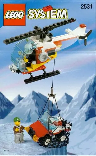 LEGO 2531-1 Rescue Helicopter and Jeep